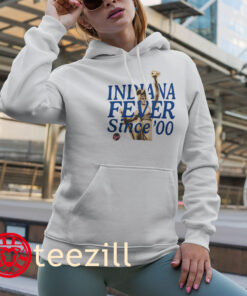 Indiana Fever Since '00 Women's Slam Cover Shirt Hoodies