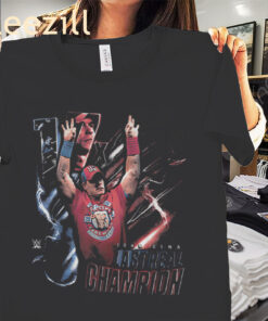 John Cena The Last Real Champion WWE 17x Undisputed Shirt