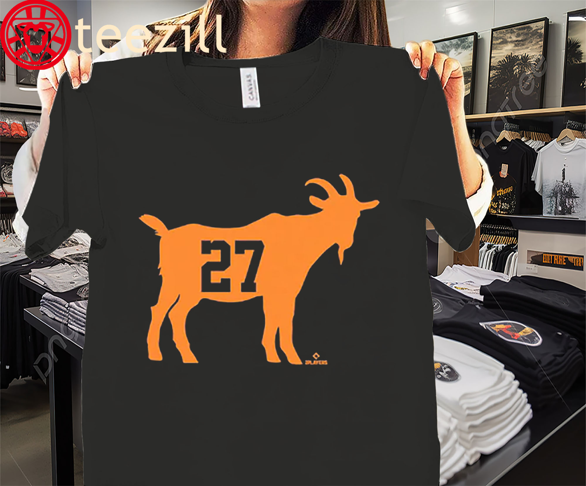Jose Altuve Goat 27 H-Town Shirt Houston Astros Baseball
