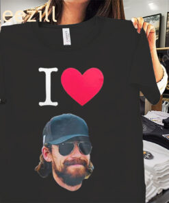 Josef Newgarden wear I Love Ryan Blaney Shirt Ryan Blaney Limited Edition