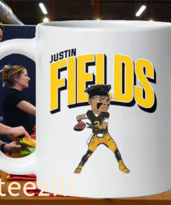 Justin Fields Pittsburgh Caricature Mug