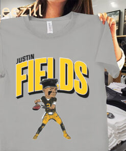 Justin Fields Pittsburgh Caricature Shirt Pittsburgh Football