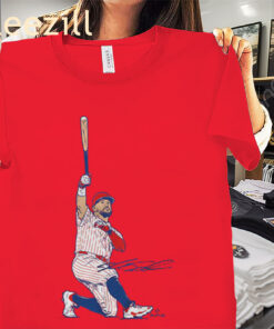 Kyle Schwarber “Swing-Off Superstar” Pose Shirt – Philadelphia Baseball