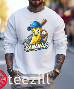 Let’s Go Bananas Kids T-Shirt Funny Game Day Energy for Little Fans Sweater