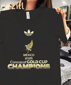 Logo Mexico 2025 Concacaf Gold Cup Champions Shirt