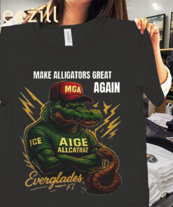 MGA ICE Make Alligator Ice Aige Allcatraz Great Again Shirt