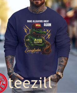 MGA ICE Make Alligator Ice Aige Allcatraz Great Again Shirt Sweater