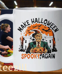 Make Halloween Spooky Again Trump Premium Mug