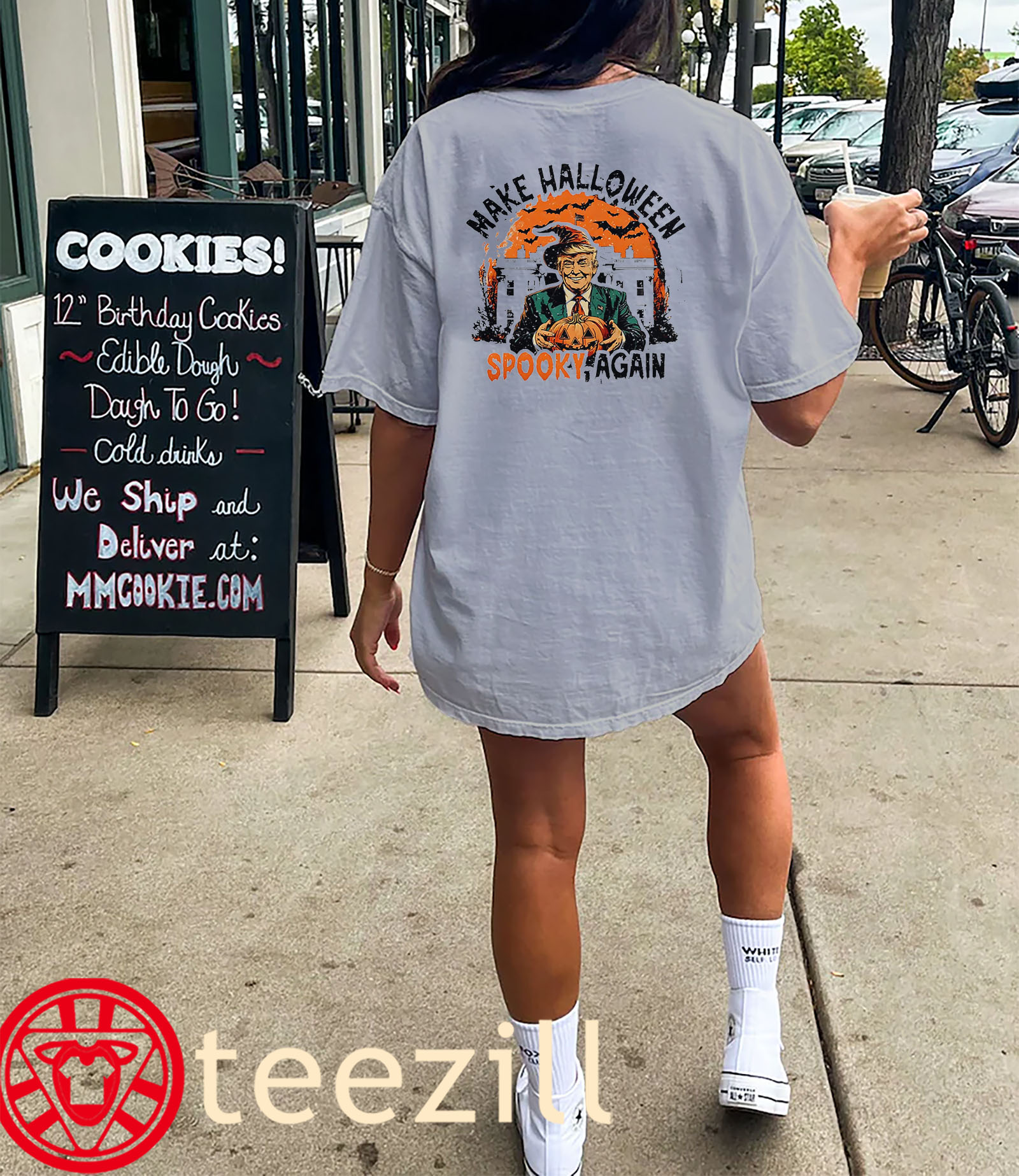 Make Halloween Spooky Again Trump Premium Shirt Classic