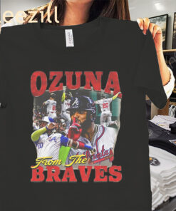 Marcell Ozuna Spotted Wearing Ozuna From The Braves Tee Shirt