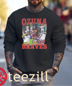 Marcell Ozuna Spotted Wearing Ozuna From The Braves Tee Shirt Sweater