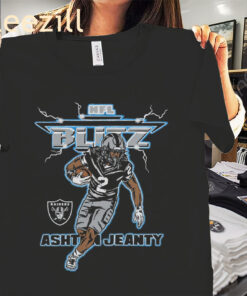 Men's NFL Blitz Raiders Ashton Jeanty Shirt