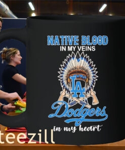 Nation Blood Los Angeles Dodgers In My Heart Mug