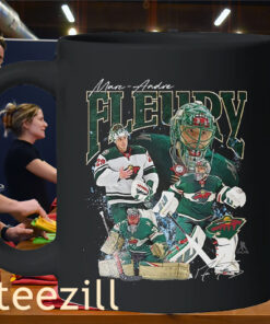 Official Marc-Andre Fleury Collage Minnesota Wild Shirt Mug