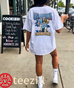 Oklahoma City Thunder Champions Shirt OKC Thunders - Skeleton T-Shirt Classic