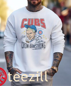 Pete Crow-Armstrong Chicago Cubs Baseball Signature Shirt Sweater