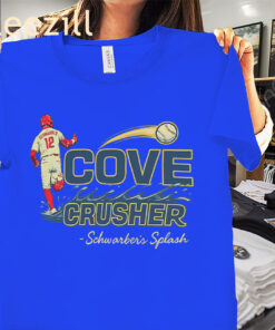 Phillies Kyle Schwarber Finds McCovey Cove Crusher Shirt
