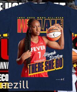 Posters Aliyah Boston There She Go Slam Cover Shirt navy