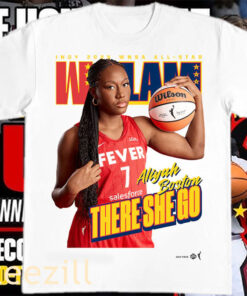 Posters Aliyah Boston There She Go Slam Cover Shirt tee