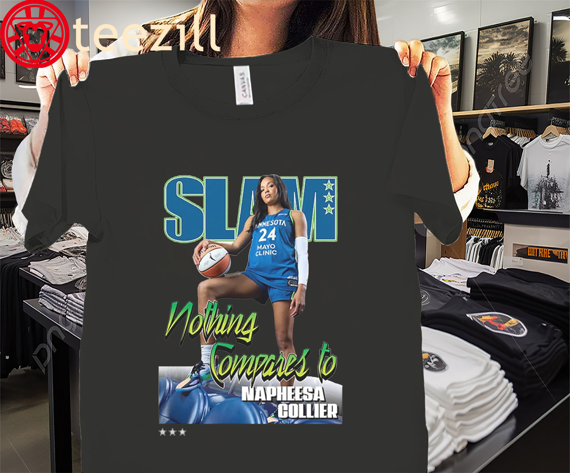 Posters Napheesa Collier Nothing Compares To SLAM Cover Shirt