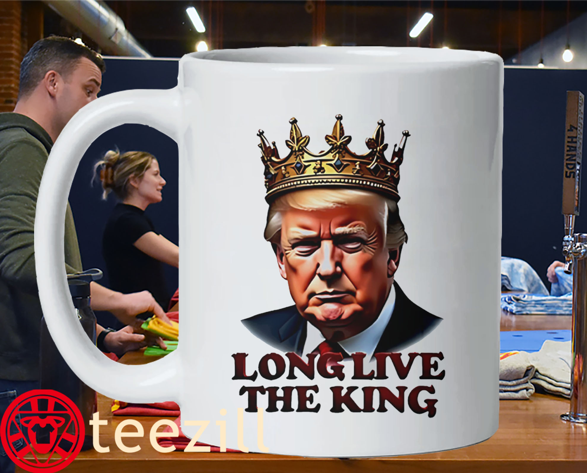 President Donald Trump Long Live The King Mug