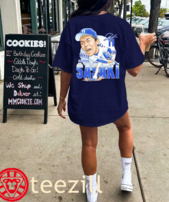 Roki Sasaki #11 LA Baseball Pitching Autographed TShirt Classic