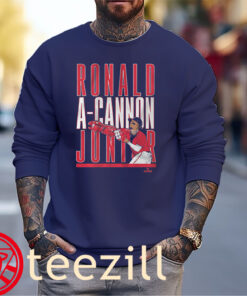 Ronald Acuña Jr A-Cannon Jr Shirt Atlanta Baseball Sweater