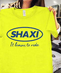 Shaxi It Leaves To Ride Shirt Premium Logo