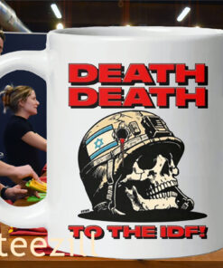 Skull Death Death To The IDF Mug Limited Edition