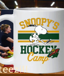 Snoopy's Wild Hockey Camp Mug Minnesota