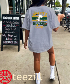 Snoopy's Wild Hockey Camp Shirt Minnesota classic