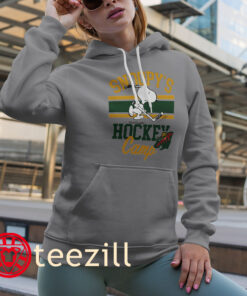 Snoopy's Wild Hockey Camp Shirt Minnesota hoodies