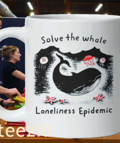 Solve The Whale Loneliness Epidemic Ocean Awareness Mug