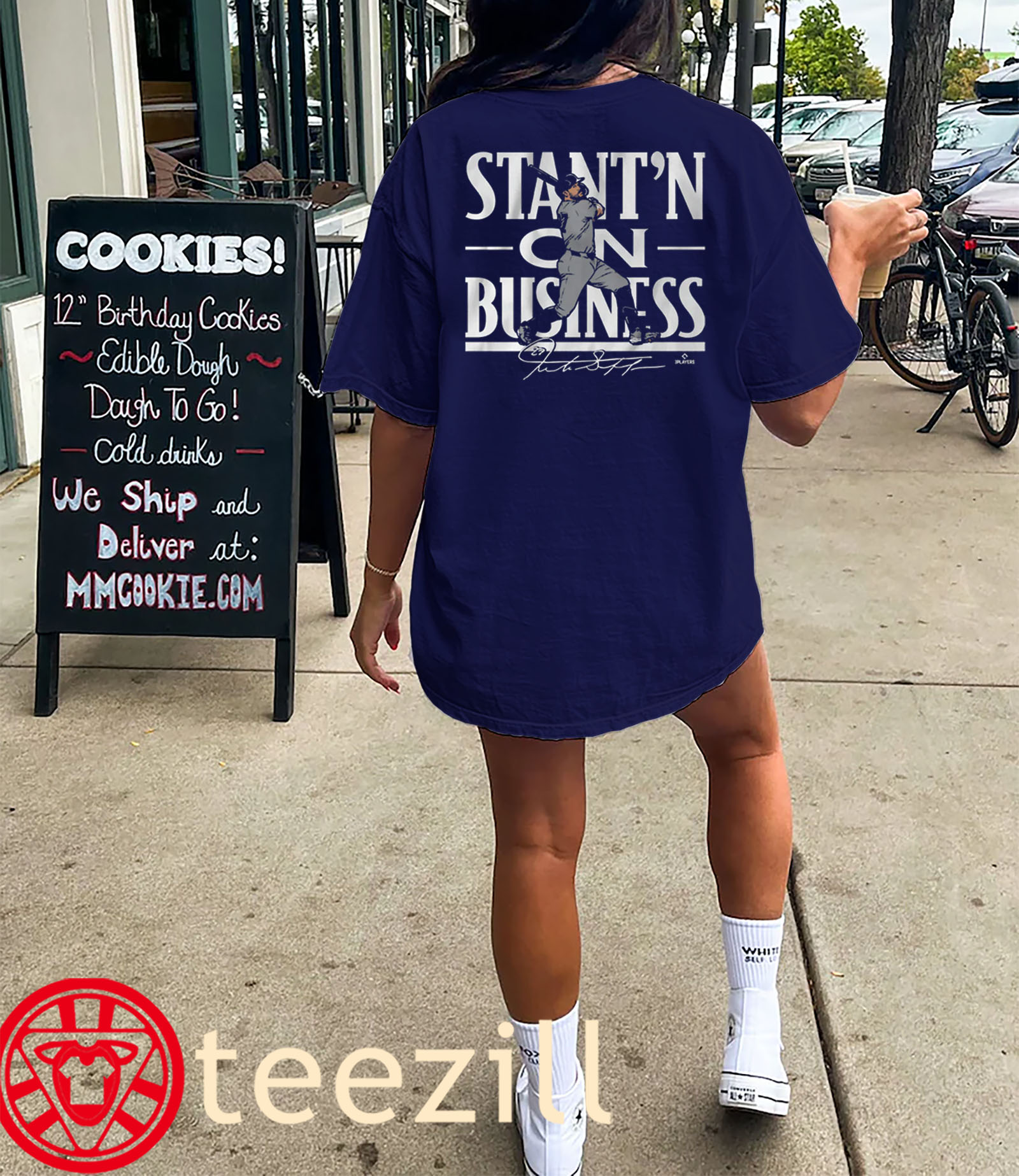 Stant'n on Business Giancarlo Stanton's Epic Homerun Shirt Classic