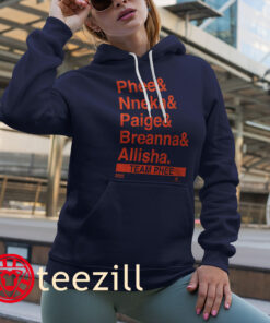 Team Phee All-Star Lineup Ampersand Shirt Women's Basketball Hoodies