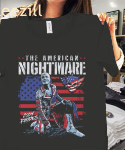 The American Nightmare American Flag Shirt Cody Rhodes