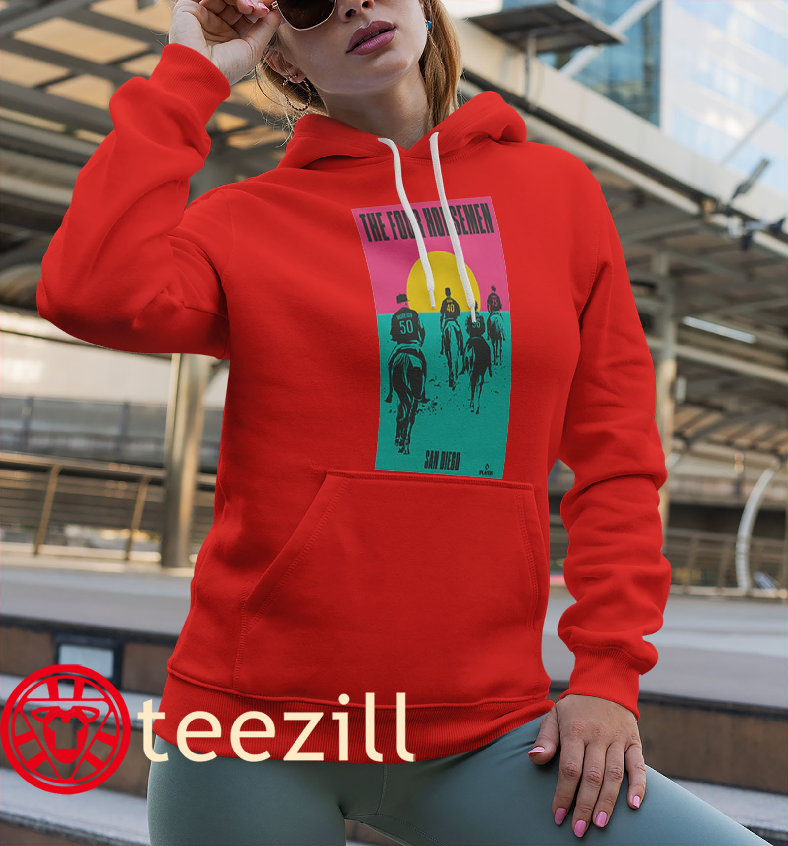 The Four Horsemen Bullpen San Diego Baseball Shirt Adrian Morejon- Jason Adam- Jeremiah Estrada- Robert Suarez Hoodies