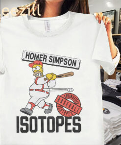 The Homer Simpsons Springfield Isotopes Tee Shirt