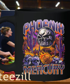 Vintage Phoenix Mercury Warren Lotas Black Planet Mercury Mug