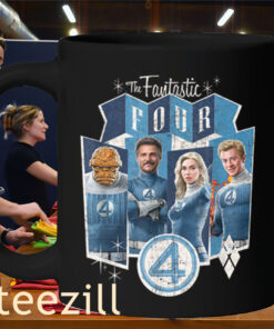 Vintage Style Team Marvel The Fantastic Four Mug