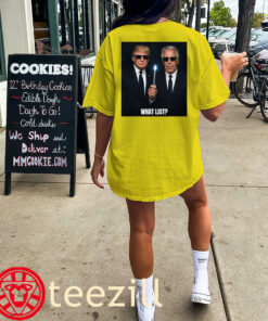 What List Trump And Epstein Parody Black Poster Style Political Shirt Classic