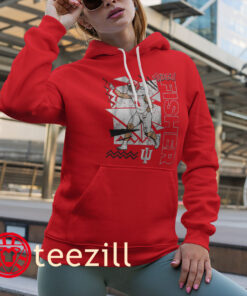 Aiden Fisher 90s Style Red Shirt Hoodies