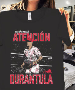 Atención Durantula Cue The Music Philadelphia Tee Shirt