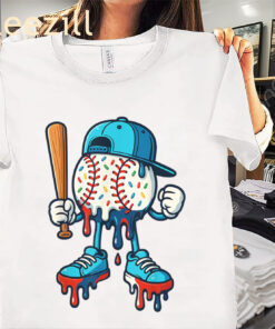 Baseball Lifestyle 101 Apparel Youth Baseball Drip Icecream Gift