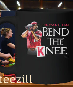 Bend The Knee Shirt - Tony Santillan Cincinnati Baseball Tee Mug
