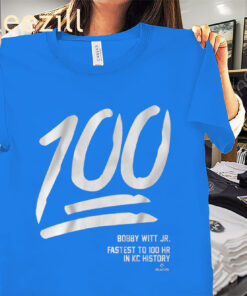 Bobby Witt Jr. 100 Home Runs Shirt