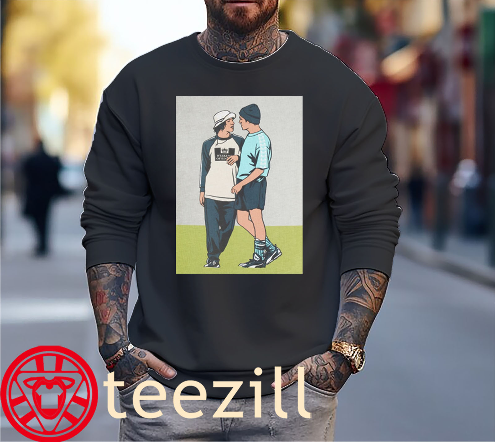 Damon Albarn And Liam Gallagher Classic Premium Shirt Sweater