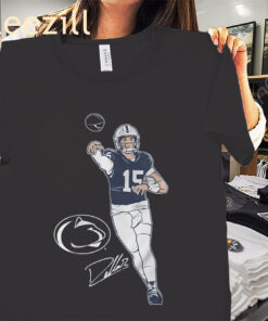 Drew Allar Superstar Pose Penn State Football Shirt