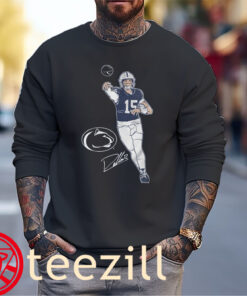 Drew Allar Superstar Pose Penn State Football ShirtSweater