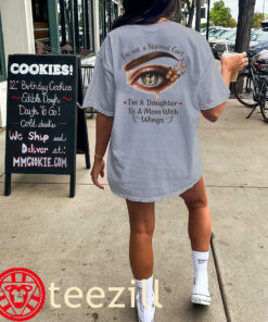 Eye I'm not a normal girl I'm a daughter to a Mom with wings gift classic shirt Classic